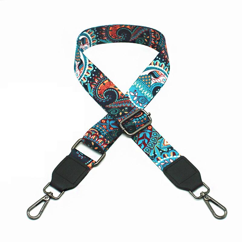 Colorful Bag Straps Nylon Crossbody Messenger Detachable Adjustable Handbag Shoulder Strap Women Purse Belt Accessory 3.8cm Wide