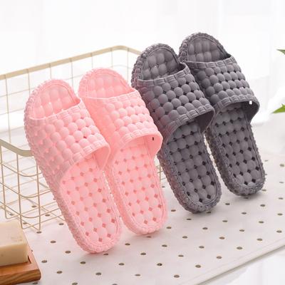 Summer Slippers Female Couple Indoor Home Home Home Bathroom Bath Massage Non-slip Wear-resistant Water Leakage Cool Slippers Men