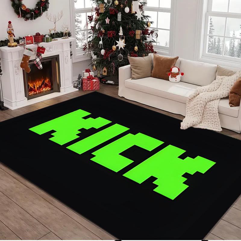 Kick Rug Area rug for Livingroom, Bedroom, Palyroom, Chair Rug, Office Rug, Floor mat, Large Size Fan Christmas Birthday gift