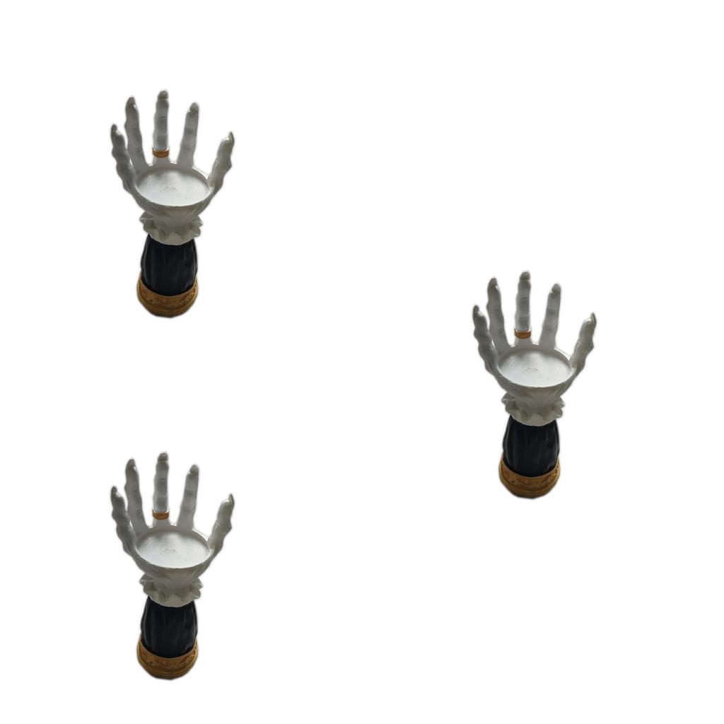 Halloween Witch Hand Resin Candle Holder Decoration For Home
