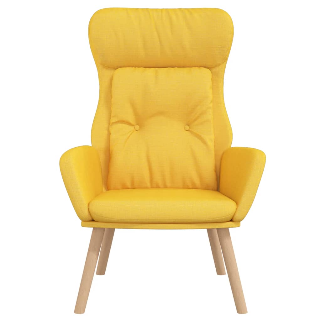 Relax Armchair Mustard Yellow Fabric