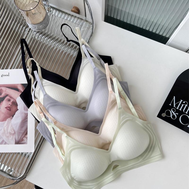 Non-marking Summer Cool Feeling Outside Expanding U Back Underwear Top Support Anti-sagging Side Breasts Bra