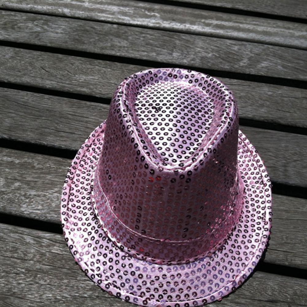 Children Jazz Top Hat Bright Color Sequined Show Hat