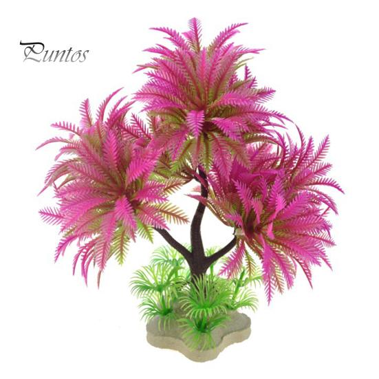 Aquarium Artificial Plants Realistic Aquatic Plastic Grass Hydroponic Simulation Trees Landscape Easy To Maintain Safe Fake Seaweed for Fish Tank