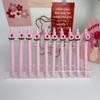 10pcs Cute Flower Pens Black Ink Fancy Pens Fine Point Smooth Writing for Students Classroom Office Supplies