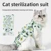Cat Spaying Surgical Suit, Breathable Pure Cotton Clothes, Weaning Suit, Male Cat Protection Suit, Post-surgery Pet Care