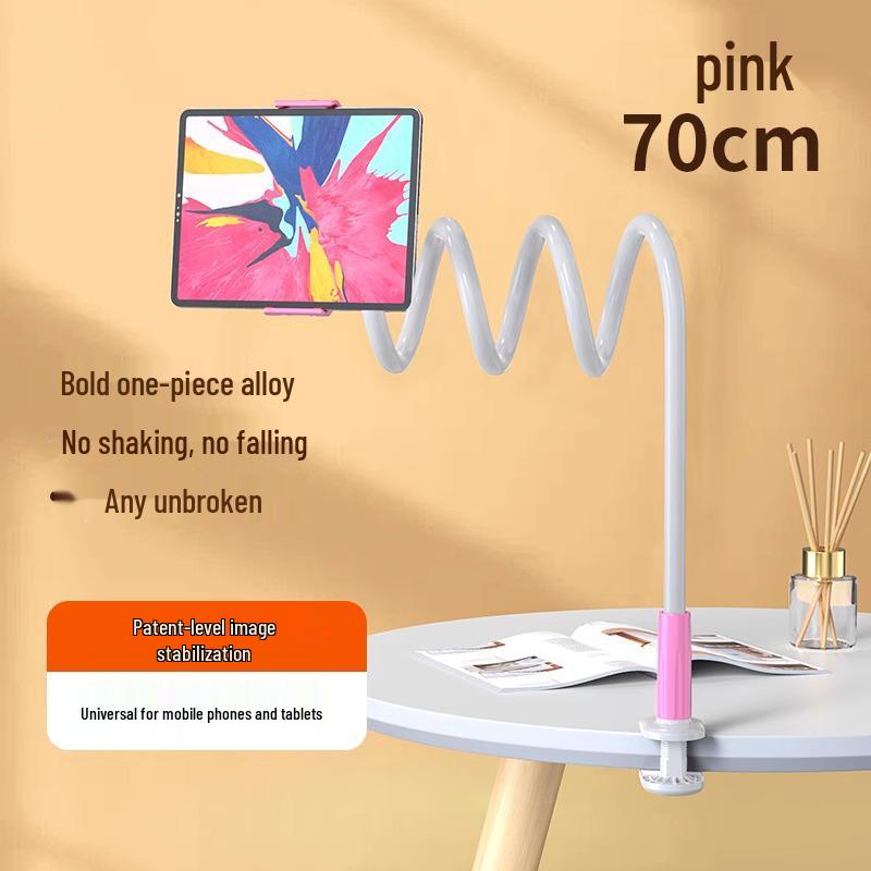 Universal Clip-On Stand for Mobile/Tablets - Perfect for Bedside, Desktop, or Live Streaming Use