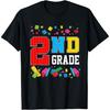 2nd Grade Master Builder Back To School Building Blocks T-Shirt