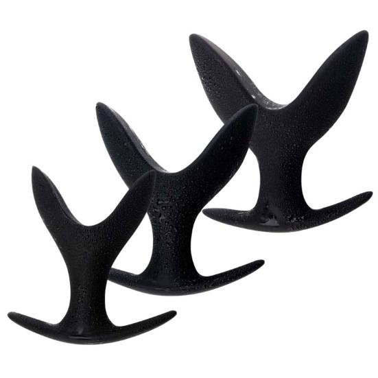 Unisex Soft Silicone Waterproof V Shape Butt Anal Plug Dildo Prostate Massager