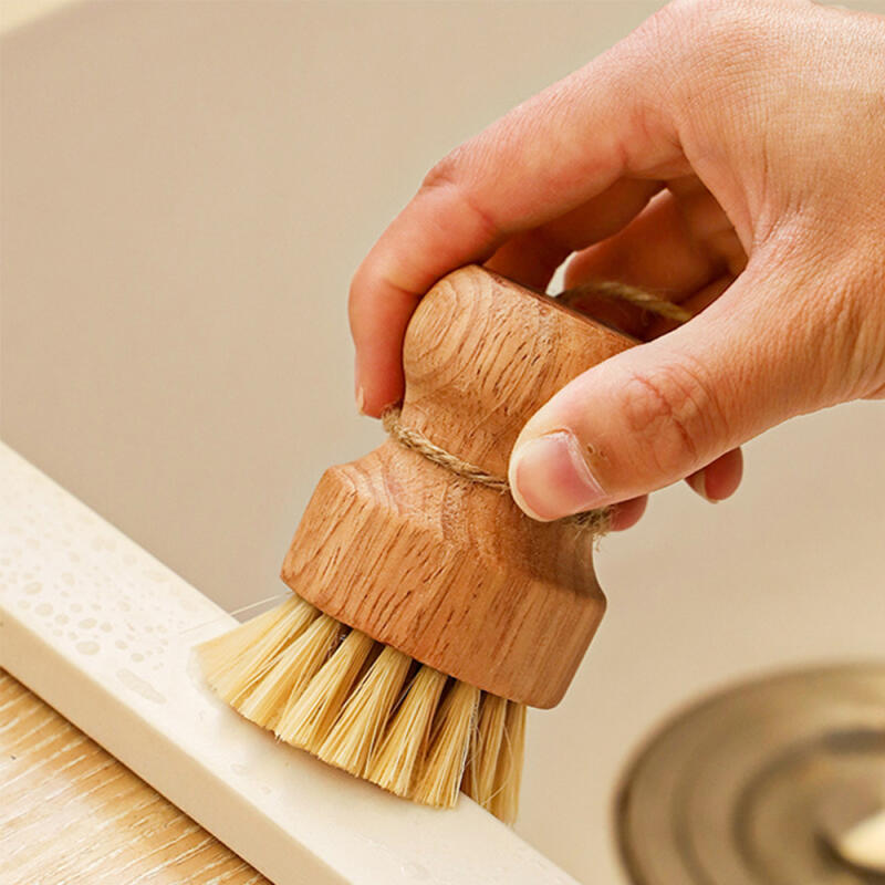 Perie de Bucătărie din Lemn pentru Spălat Oale și Vase, Spălat Legume DD-11849