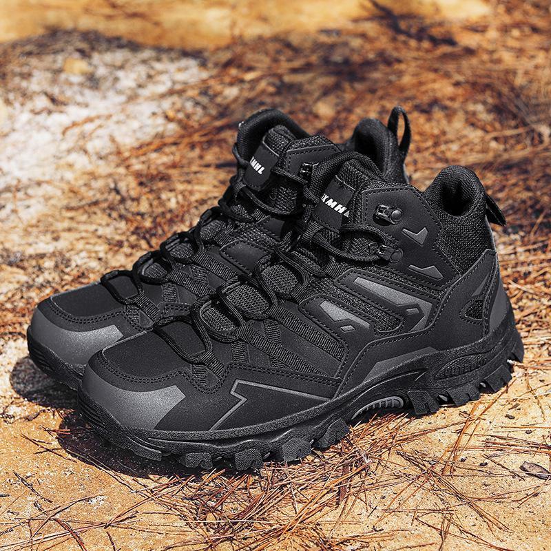 Velká velikost vysoké turistické boty prodyšné cestovní turistické boty protiskluzové a odolné proti opotřebení outdoorové sportovní boty