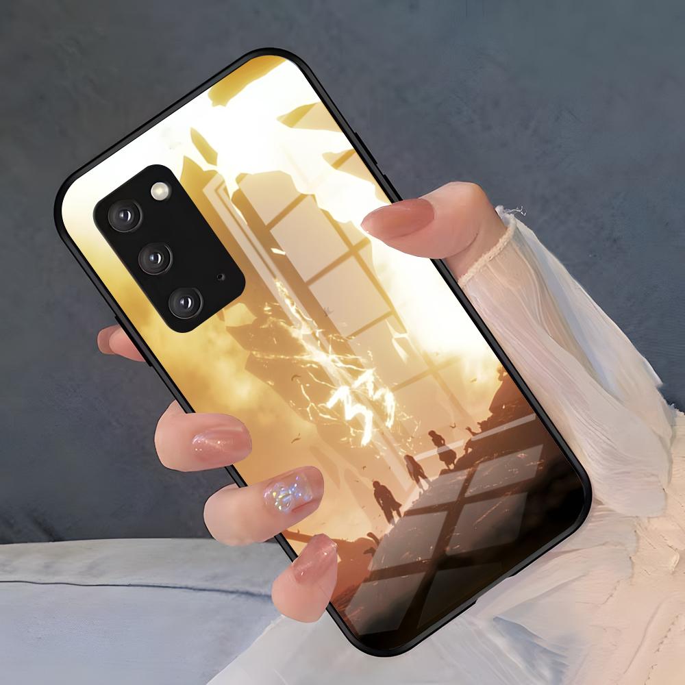 Clair Obscur Expedition 33 Phone Case For Samsung S26 S25 Plus S20 S20 Plus S22 Ultra S23 FE S21 Plus S21 Ultra Glass Cover