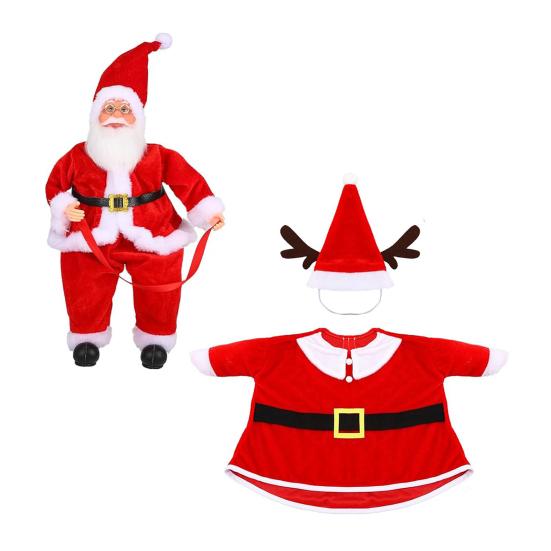 Mrs Claus Goose Outfits for 23 Inch Cement or Plastic