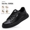 Summer Anti-static Safety Shoes: Comfortable, Anti-smash, Anti-puncture, Steel Toe Cap, Non-slip, Waterproof, Cowhide Work Shoes.