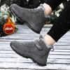 TUINANLE Women's Soft Bottom Non-Slip Velvety Winter Boots - Warm Old Beijing Style Snow Boots Men Cotton Shoes
