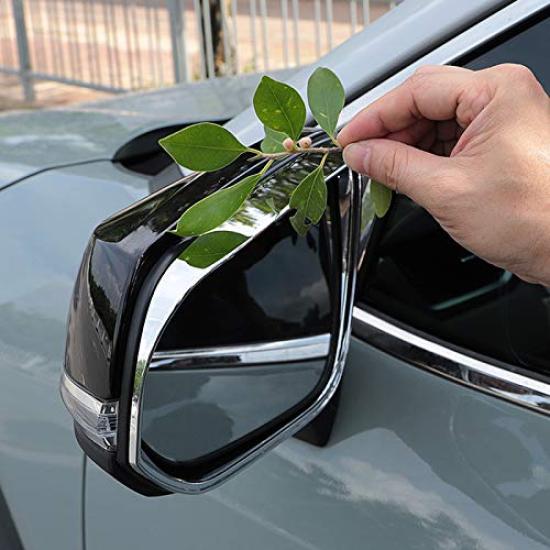 Onami Toyota RAV4 Side Mirror Rain Compatible with the New Toyota XA50 Ensures Set Fiber Visors, Covers, RAV4, Model, Visibility, ABS, 2-Piece (Carbon