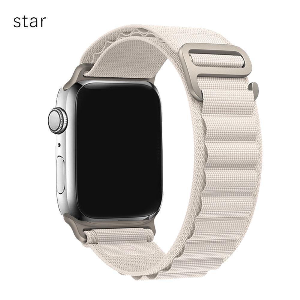 Alpine Loop Band for Apple Watch Ultra 2/Ultra 49mm 45mm 41mm 44mm 40mm 42mm Sport Nylon Outdool Breathable Strap for iWatch Series 9 8 7 SE 6 5 4 3
