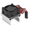 RC Motor Cooling Fan Heatsink Fan RC Accessory for Traxxas 1 18 Remote Control Car Silver