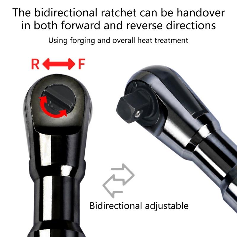 Bidirectional Forward Reverse Switching Ratchet Wrench Produced For Precise Four Wheel Alignment Angle Adjustment