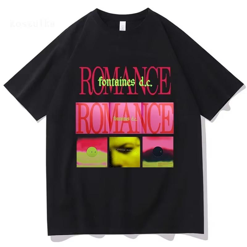 Streetwear Fontaines DCRomance T Shirt in The Modern World Men Women Clothing Harajuku Unisex Tops Cotton Tee Oversized Casual