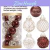 Christmas Tree Decorations Pack With Flash Design For Holiday Festive Decor