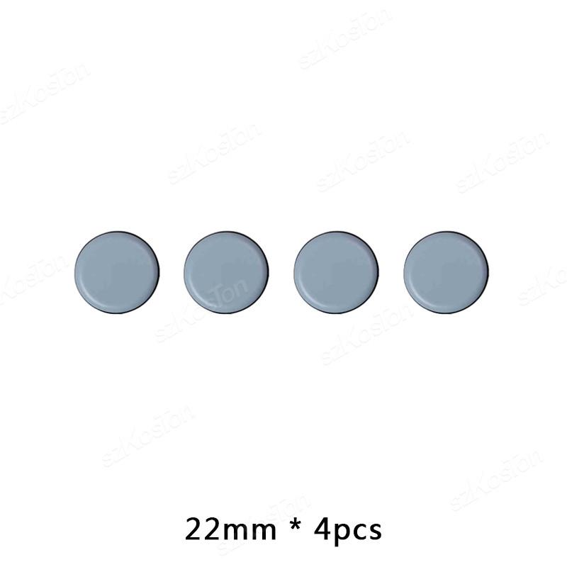 4Pcs Self-Adhesive Furniture Glides Stick-on Chair Leg Slider Bumper Pad Floor Protector for Table Sofa Carpet Tile Hardwood