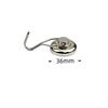 360° Rotating Neodymium Magnetic Hook - Punch-Free, Trace-Free, Industrial Grade for Wall Hanging