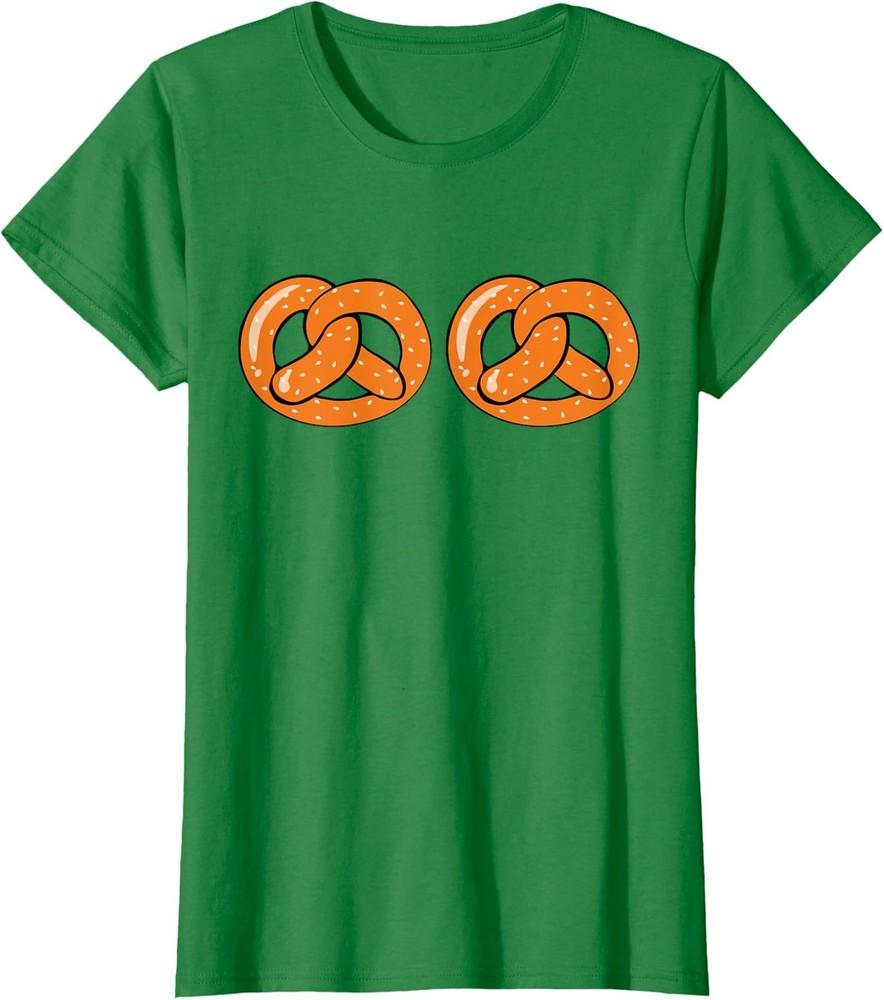 Pretzel Funny German Festival Design Funny Pretzel Ladies Crewneck T-Shirt Unisex T-Shirt XXXXL