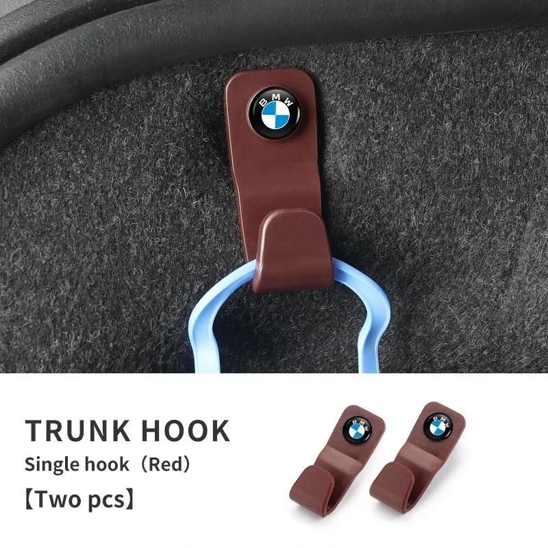 -Ganchos de Almacenamiento para Maletero de Coche Organizador de Maletero para Sedán Automático Para BMW Serie 3 5 G30 G60 F10 F20 F22 F32 F33 F36 F06 G11 G70 F30 G20 G32