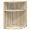Side Table Sonoma Oak 39.7 X 39.7 X 60 Cm Engineered Wood