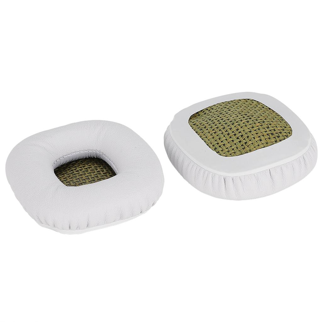 1 Pair Replacement Memory Soft Sponge Form Earphone Sleeve Earmuff Case for MARSHALL MAJOR IIwhite