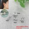 4mm 5mm 6mm 8mm 10mm 12mm Fashion Jewelry Pearl Earrings Round Shape Ear Stud Elegant