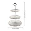 3 Tier Cupcake Stand Wooden Tiered Serving Tray Rustic Dessert for Culinary Artists, Hosts,
