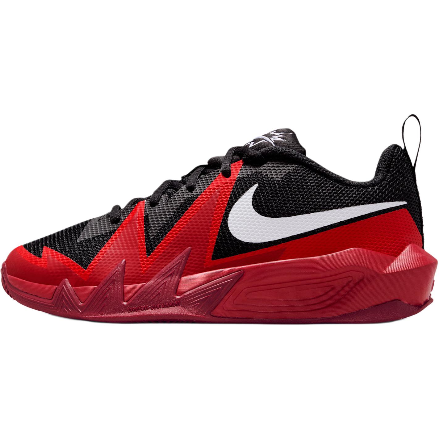 

Nike ST Dynamite Comfortable Breathable Low top Children s Basketball Shoes Black Red Teenagers IH2308-004 36
