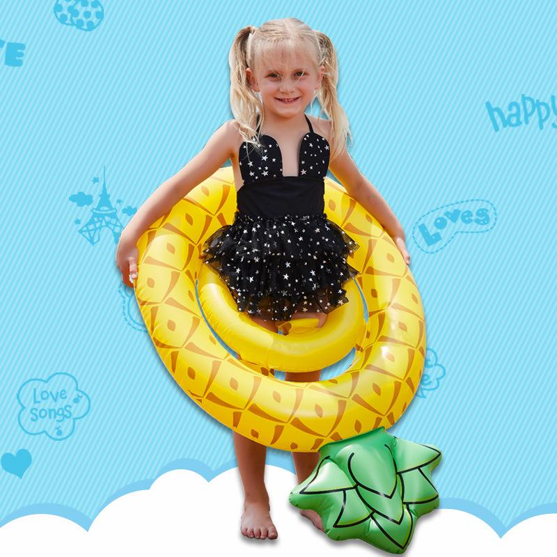 Mermaid Baby Inflatable Anti-Tip Swim Ring Seat