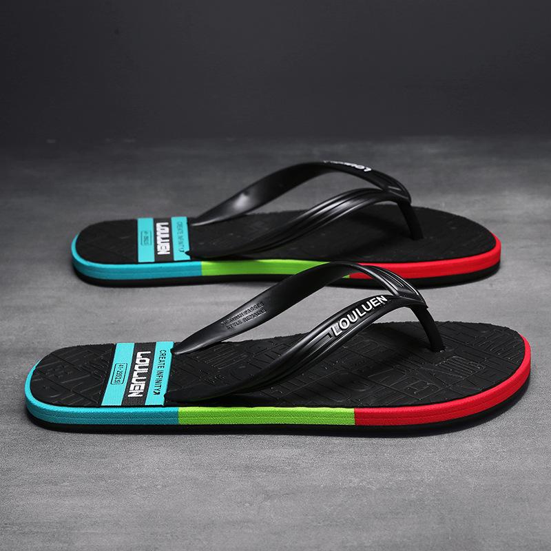 2025 new flip-flops men's summer casual Korean version men's cool slippers non-slip outer slippers men's