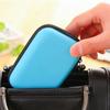 Hard Eva Shockproof Earphone Storage Case Inner Mesh Pocket For Earbuds Cables Coins Travel Commute