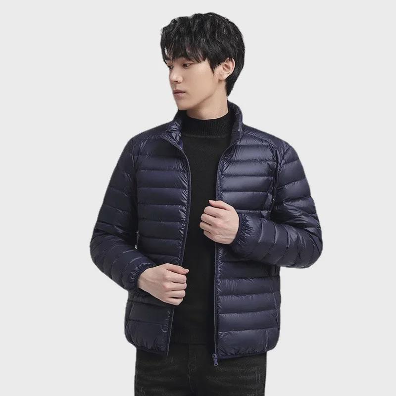 2023 Winter Men's Large Size Lightweight Warm Cotton Jacket for Work