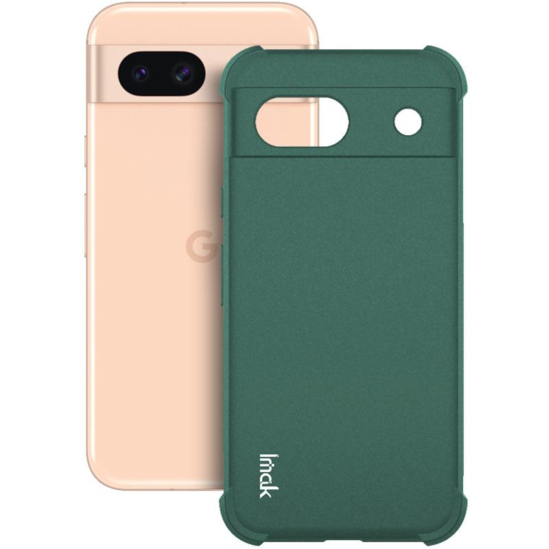 

IMAK For Google Pixel 8a Case Reinforced Corners Matte TPU Phone Cover Green