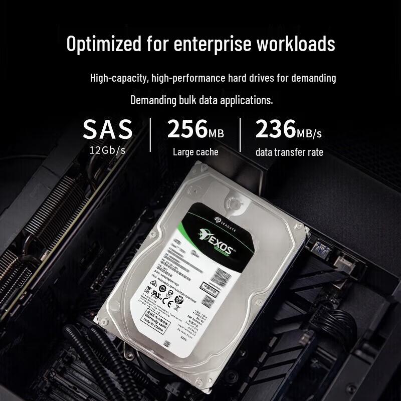 Seagate Exos 7E10 Series Enterprise SAS Hard Drive