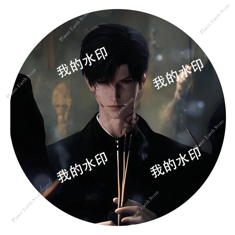 Hot Game Love and Deepspace Sylus Rafayel Zayne Xavier Caleb 58MM Anime Badge Emblem Brooch Clothing Backpack Accessories Gift