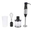 Immersion Hand Blender 4 in 1 20 Speeds Food Processor Stick Blender Stainless Steel with Boost Button 500W