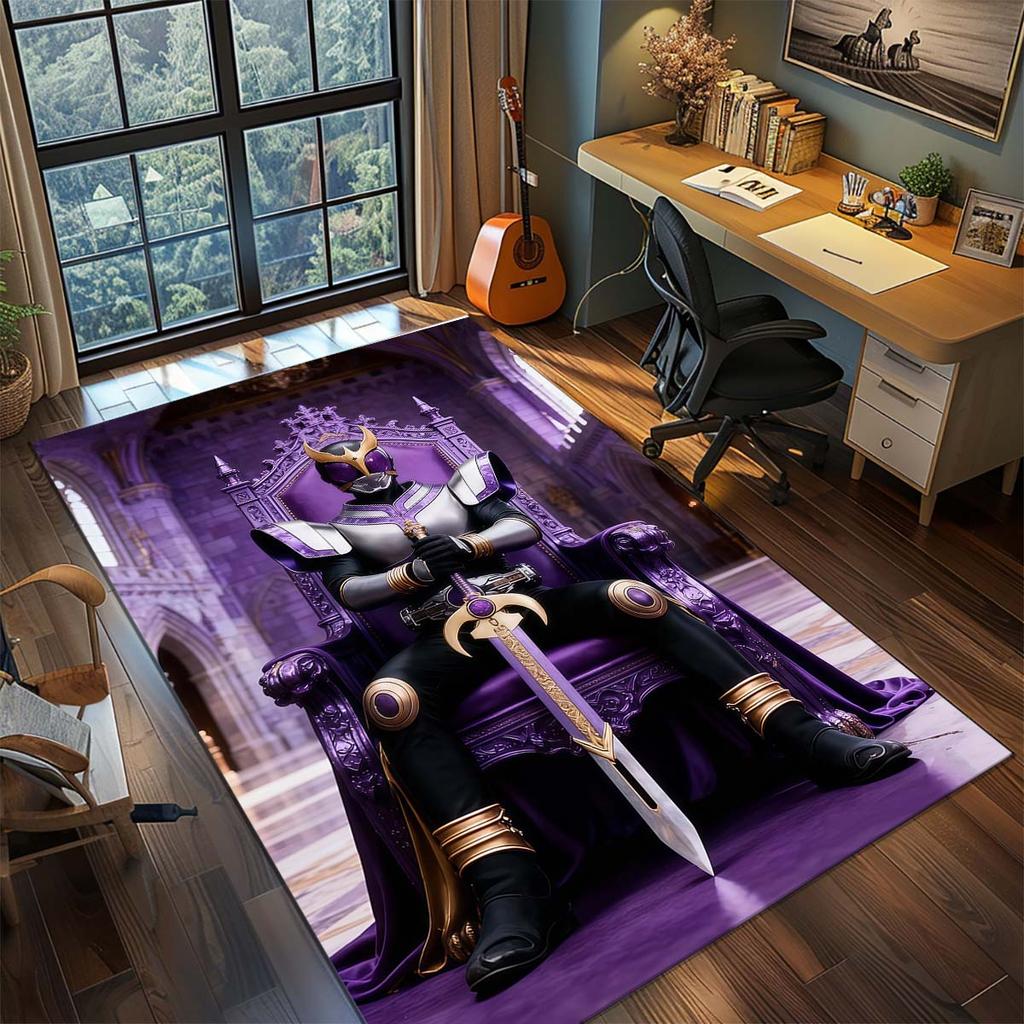 Kamen Rider Area Carpet for Living Room Bedroom Home Decor Cool Movie Mat Floor Mat