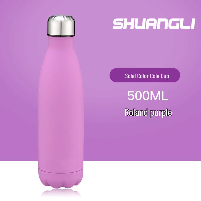 ZISIZ Rubberized Sports Water Bottle
