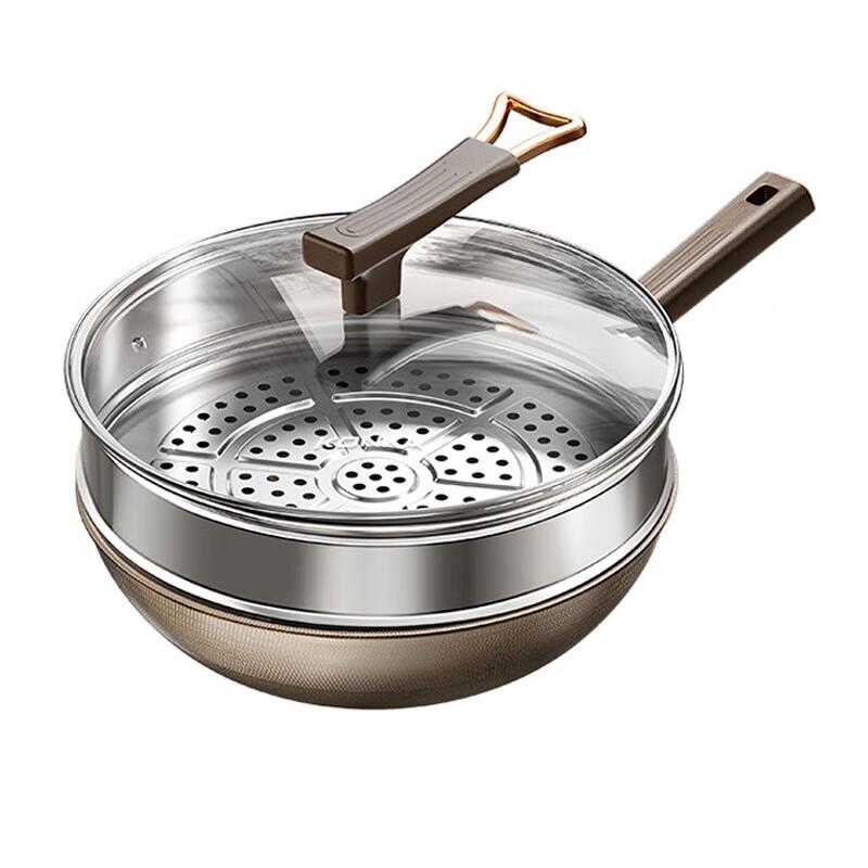 Shangheng Double-Sided Titanium Stainless Steel Wok