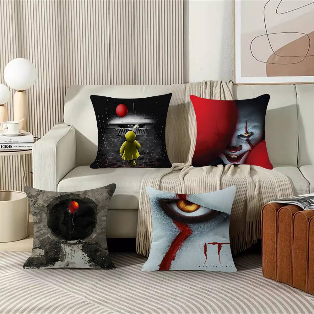 Horrorfilm It Pennywise Clown Personalisierte Bilder Text Heimdeko Kissen Haushaltsgeschenke 45x45cm