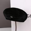 Spring and autumn show face small beret children fashion students versatile big head circumference painter hat casual bud hat