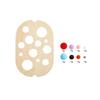 Hölzerne Montessori Sensorik-Tischplatte Kinder Buntes Ballsortierspiel Lernspielzeug für Kleinkinder Training der Feinmotorik Geschenk