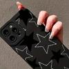Star Pattern Design Protective Cover for iPhone 17 16 15 14 13 12 11 16E Series Pro Max Plus