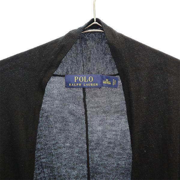 Polo Ralph Lauren Long Sleeve Long Knit Cardigan M Black Women Used